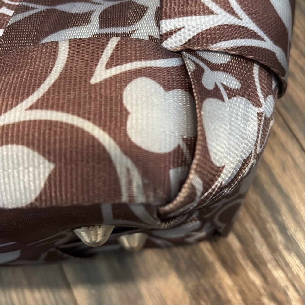 Harvey’s Floral Brown and Gray Women's Tote Bag - Picture 9 of 10